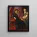 The King David and Abishag - Pieter Fransz de Grebber — framed artwork on a wall