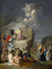 Moses and the Brazen Serpent - Pieter Fransz de Grebber — artwork view