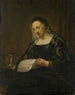 Sainte Madeleine lisant une lettre - Pieter Fransz de Grebber — artwork view