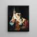 The Descent from the Cross - Pieter Fransz de Grebber — framed artwork on a wall