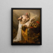 The Sacrifice of Isaac - Pieter Fransz de Grebber — framed artwork on a wall