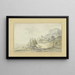 Mountain Landscape Painting - Pieter Gaal — framed artwork on a wall