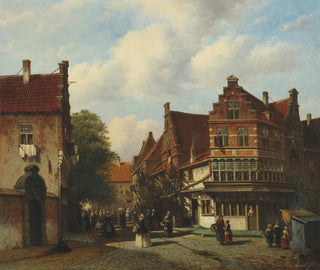a Dutch street scene - Pieter Gerardus Vertin — artwork view