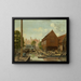 The shipyard DHollandsche Tuin on Bickers Eiland in Amsterdam - Pieter Godfried Bertichen — framed artwork on a wall