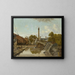 The shipyard of Saint-Jacques Bickers Eiland Amsterdam - Pieter Godfried Bertichen — framed artwork on a wall