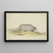 Jetée à droite - Pieter Holsteijn — framed artwork on a wall
