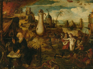 The Temptation of Saint Anthony - Pieter Huys — artwork view