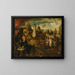 The Temptation of Saint Anthony - Pieter Huys — framed artwork on a wall