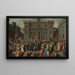 Les Femmes de Rome se rassemblant au Capitole - Pieter Isaacsz — framed artwork on a wall