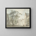 View of the city of Montfoort - Pieter Jan van Liender — framed artwork on a wall