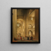 The transept of the Mariakerk in Utrecht seen from the northeast - Pieter Jansz Saenredam — framed artwork on a wall