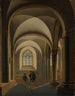 The westernmost bays of the south aisle of the Mariakerk in Utrecht - Pieter Jansz. Saenredam — artwork view