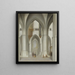 View of the interior of Saint Bavo's Church in Haarlem - Pieter Jansz. Saenredam — framed artwork on a wall