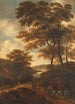 Landscape painting wooded - Pieter Jansz van Asch — artwork view