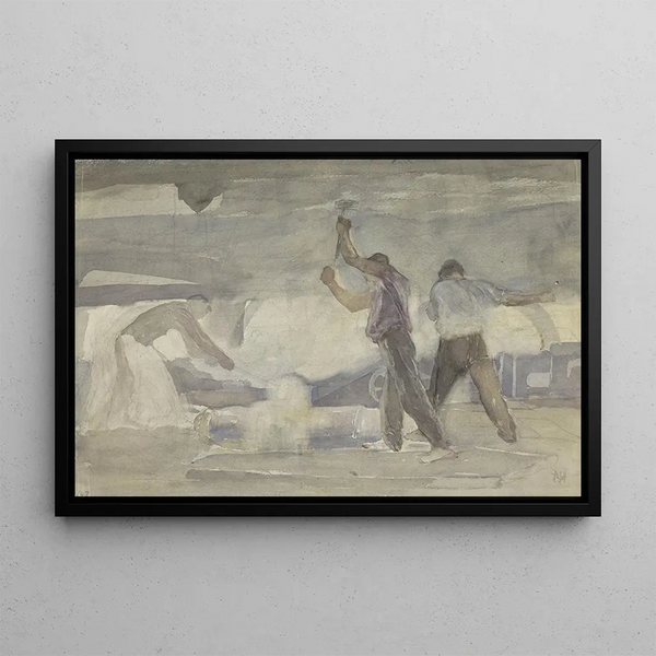 Forge - Pieter Josselin de Jong — framed artwork on a wall