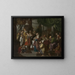 The Presentation of Jesus at the Temple - Pieter Jozef Verhaghen — framed artwork on a wall