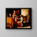 David handing over the letter to Uriah - Pieter Lastman — framed artwork on a wall