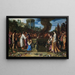 Oreste et Pylade disputant à l'autel - Pieter Lastman — framed artwork on a wall
