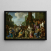 Paul and Barnabas at Lystra - Pieter Lastman — framed artwork on a wall