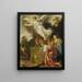 Sacrifice of Manoah - Pieter Lastman — framed artwork on a wall