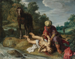 The Good Samaritan - Pieter Lastman — artwork view