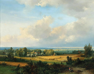 a vast summer landscape - Pieter Lodewijk Francisco Kluyver — artwork view