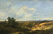 Extended landscape painting with a windmill in the distance - Pieter Lodewijk Francisco Kluyver — artwork view