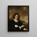 Portrait Painting of a Man - Pieter Nason — framed artwork on a wall