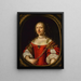 Portrait of a Lady - Pieter Nason — framed artwork on a wall