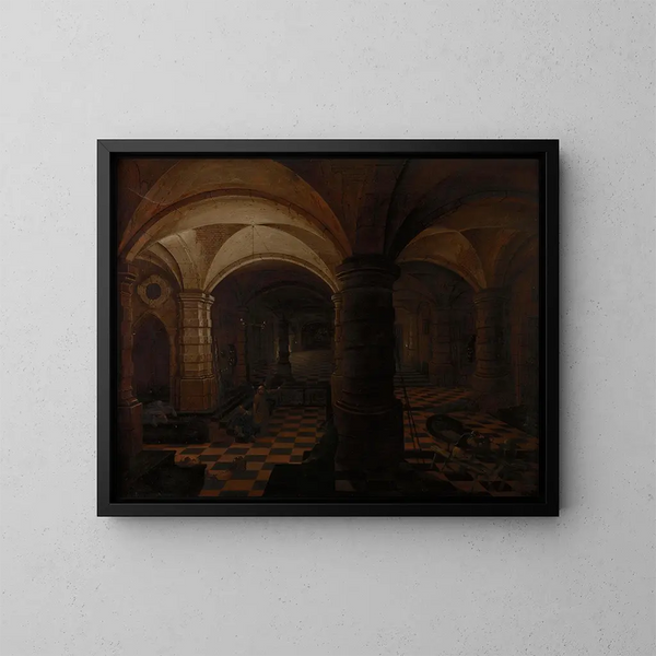 The Deliverance of Saint Peter - Pieter Neeffs the Elder — framed artwork on a wall
