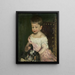 Hendrik Waller 1887-1951 at the age of three - Pieter Oyens — framed artwork on a wall