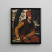 a peasant with a basket of eggs - Pieter Pietersz. — framed artwork on a wall