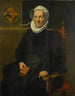 Portrait painting of Dirckje Tymansdr Gael, wife of Mattheus Augustijnsz. Steyn - Pieter Pietersz. — artwork view