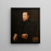 a bearded red-haired man sitting - Pieter Pourbus — framed artwork on a wall
