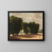 L'Entrée du parc de Saint-Cloud à Paris - Pieter Rudolph Kleijn — framed artwork on a wall
