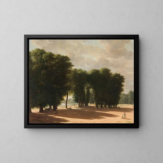 L'Entrée du parc de Saint-Cloud à Paris - Pieter Rudolph Kleijn — framed artwork on a wall