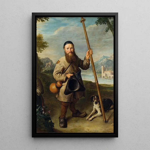 Nain dans un paysage - Pieter Snyers — framed artwork on a wall