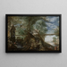 Landscape with a Mill - Pieter Stevens — framed artwork on a wall