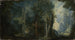 Landscape painting with hermitage - Pieter Stevens — artwork view