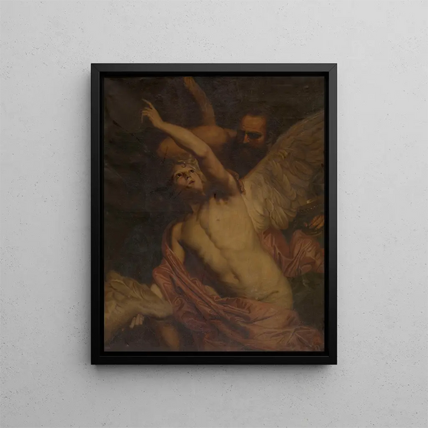 Icarus and Daedalus - Pieter Thijs — framed artwork on a wall
