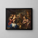The mystical marriage of Saint Catherine - Pieter Thijs — framed artwork on a wall