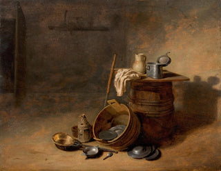 Composition aux cuivres et aux plats d'étain - Pieter van den Bosch — artwork view