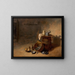 Composition aux cuivres et aux plats d'étain - Pieter van den Bosch — framed artwork on a wall