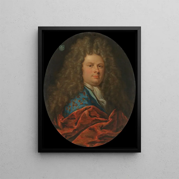 Portrait of a man, probably Theodorus Rijswijk, alderman of Amsterdam - Pieter van der Werff — framed artwork on a wall