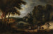 Landscape Painting with Bridge - Pieter Verdussen — artwork view