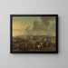 the Assault on the city of Coevorden, December 30, 1672 - Pieter Wouwerman — framed artwork on a wall