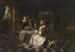 Interior bourgeois painting with four people - Circle of Pieter de Hooch — artwork view