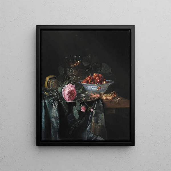 Still life by Pronk - Pieter de Ring — framed artwork on a wall