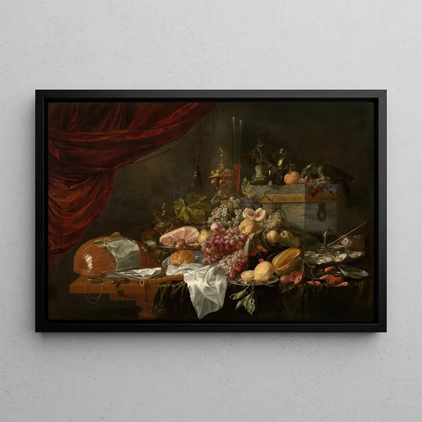 Still life - Pieter de Ring — framed artwork on a wall
