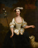 Portrait of Marie Barthélemy as a shepherdess - Pieter van Bleeck — artwork view